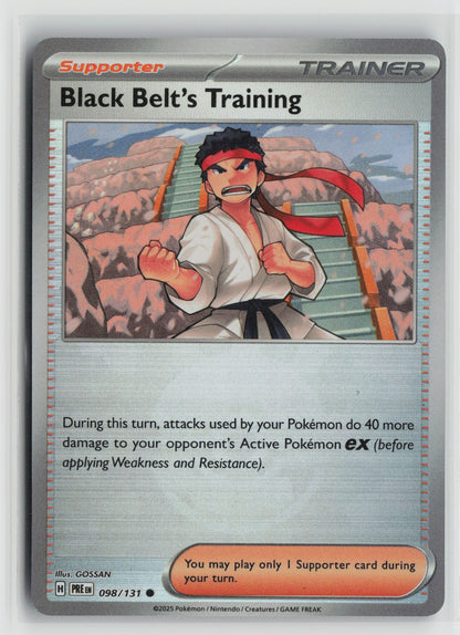 Black Belt's Training - (Poke Ball Pattern) Common Holo PRE 098/131 NM