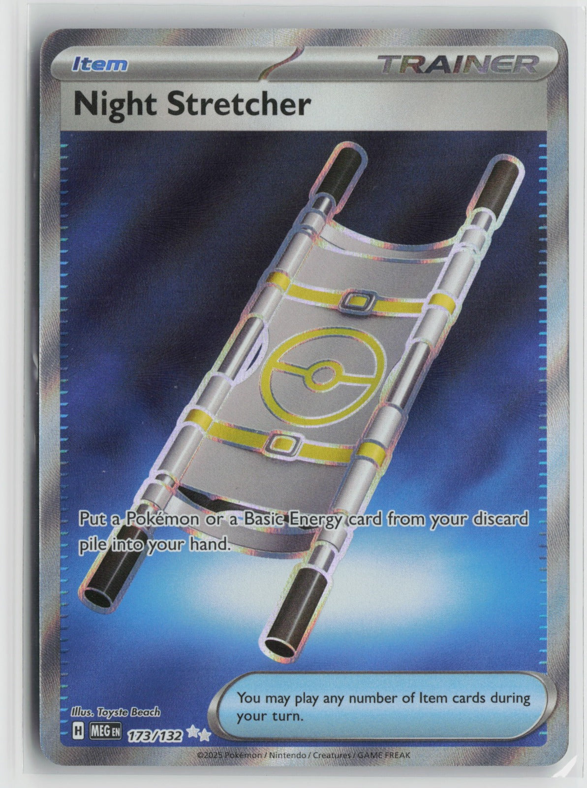 Night Stretcher Ultra Rare Holo MEG 173/132 NM