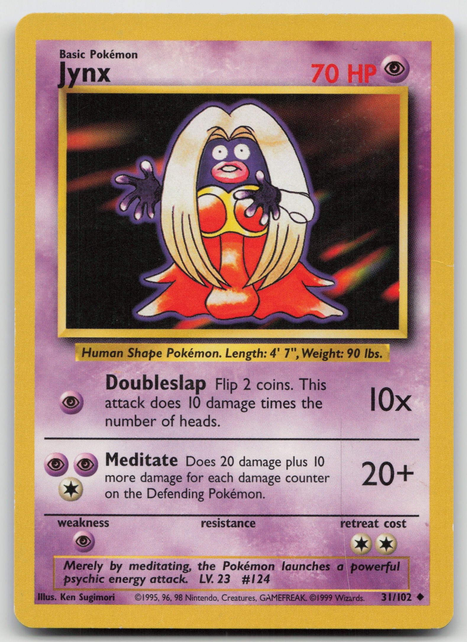 Jynx Uncommon Normal BS 031/102 HP