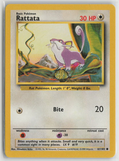 Rattata Common BS 061/102 NM