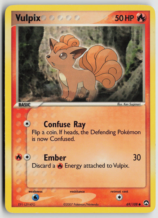 Vulpix Common Power Keepers 69/108 LP