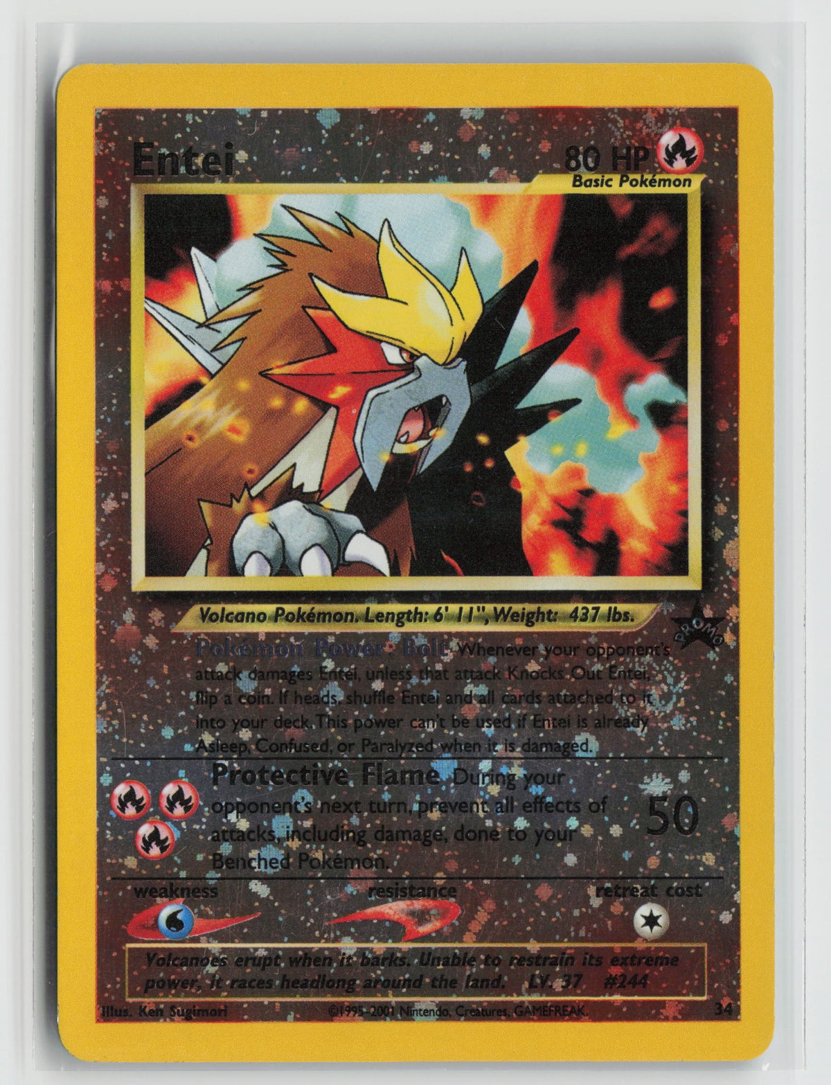 Entei Promo Reverse Holo PR 34/53 LP