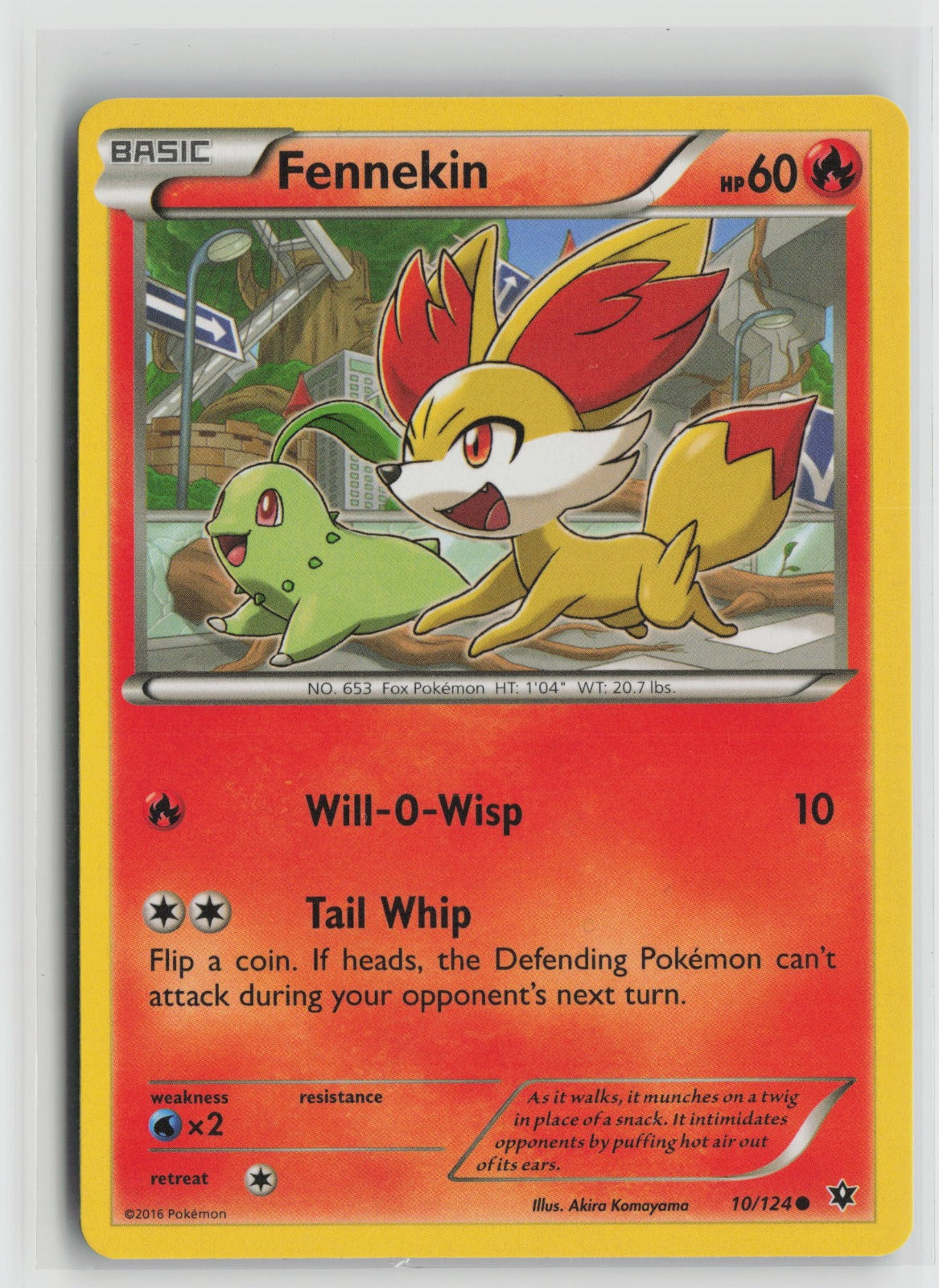 Fennekin (10) Common FCO 10/124 NM
