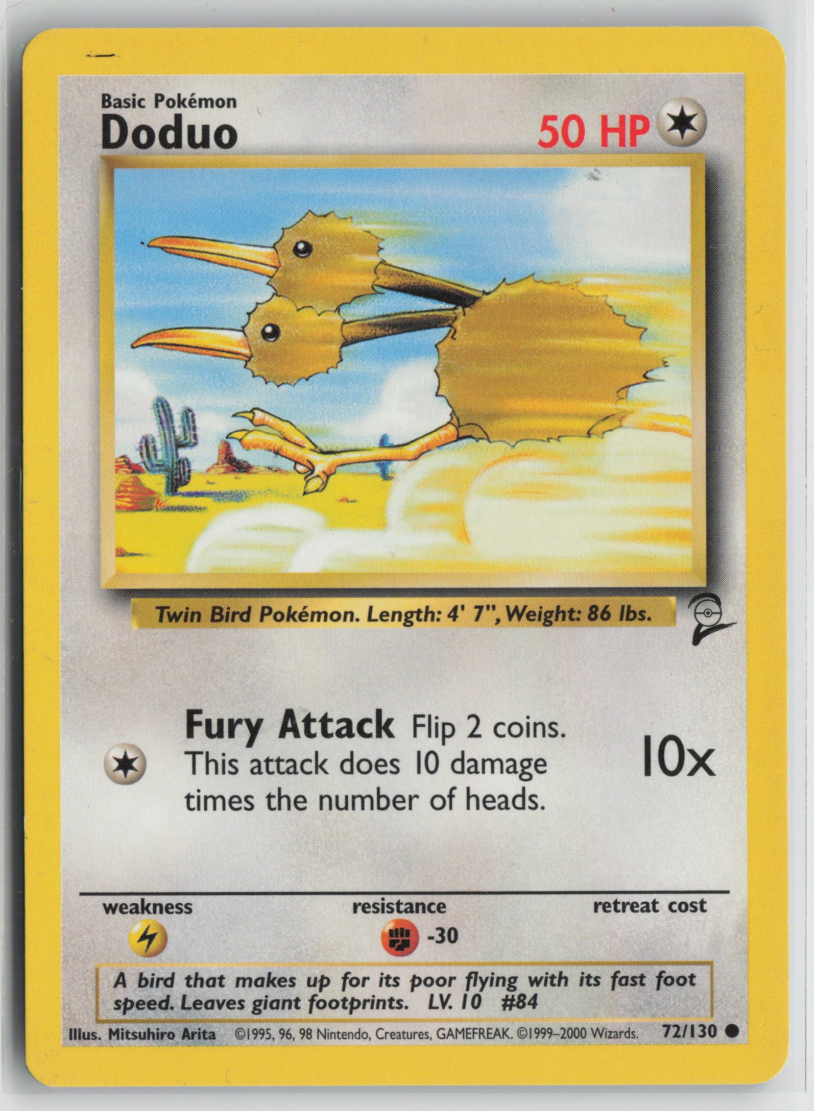 Doduo Common Base Set 2 072/130 LP