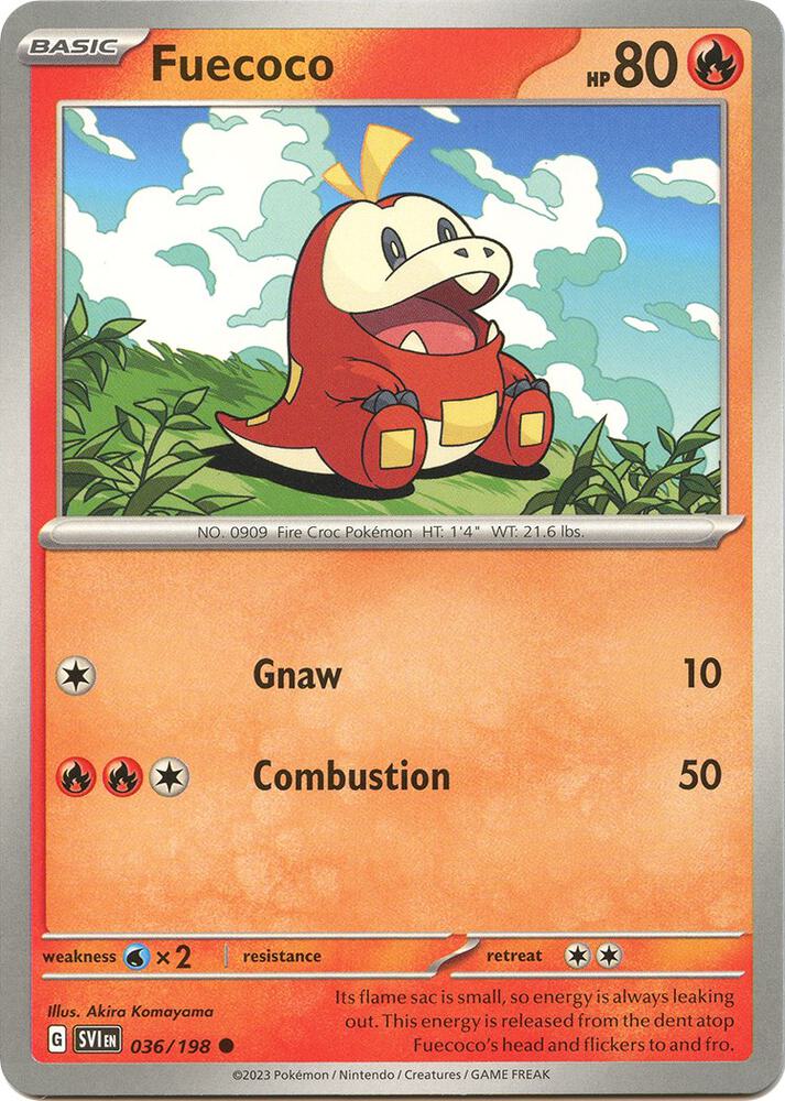 Fuecoco Common Regular SVI 036/198 NM