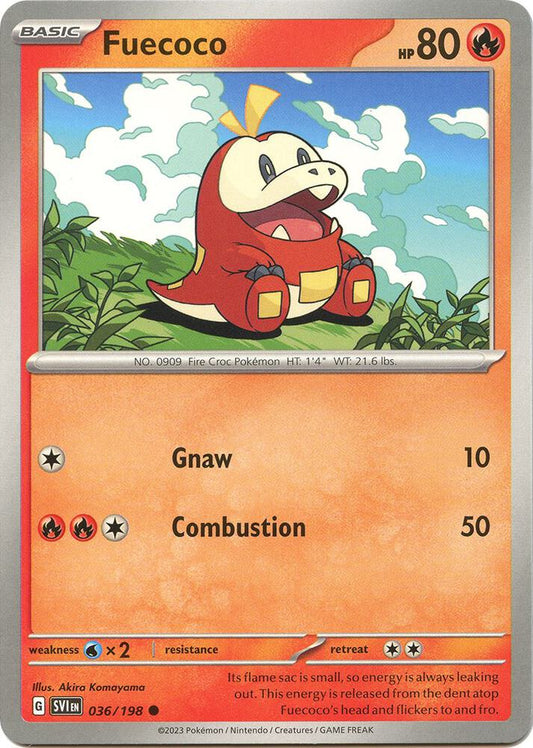 Fuecoco Common Regular SVI 036/198 NM