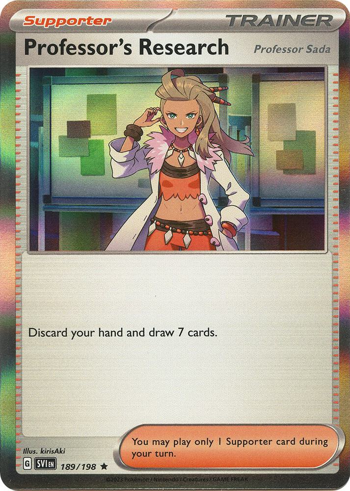 Professor's Research Rare Regular SVI 189/198 NM