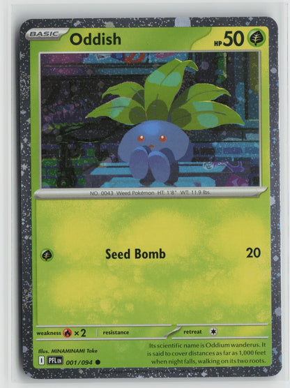 Oddish (Cosmos Holo) Common Holo MCAP 001/094 NM