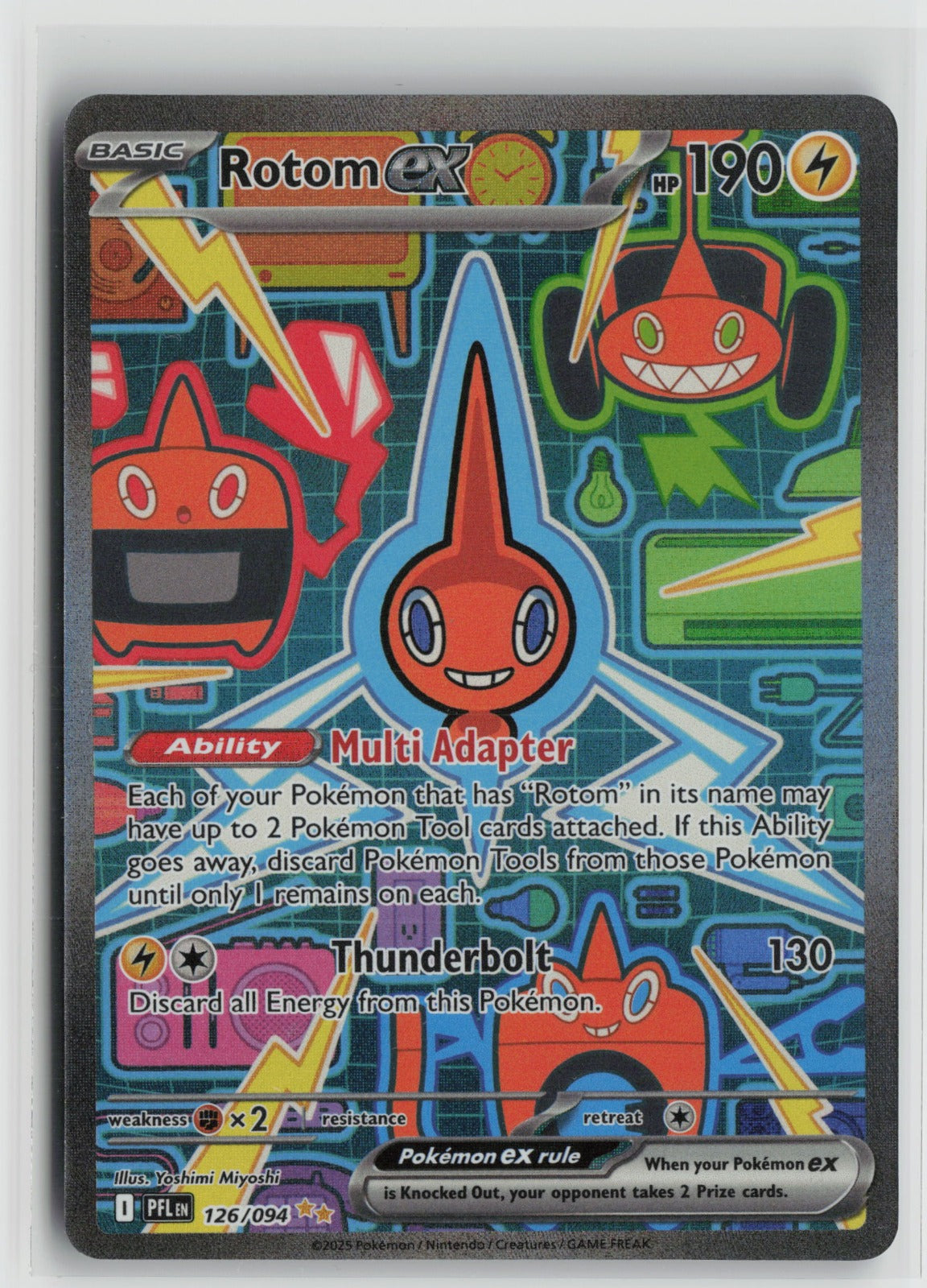 Rotom ex Special Illustration Rare Holo PFL 126/094 NM