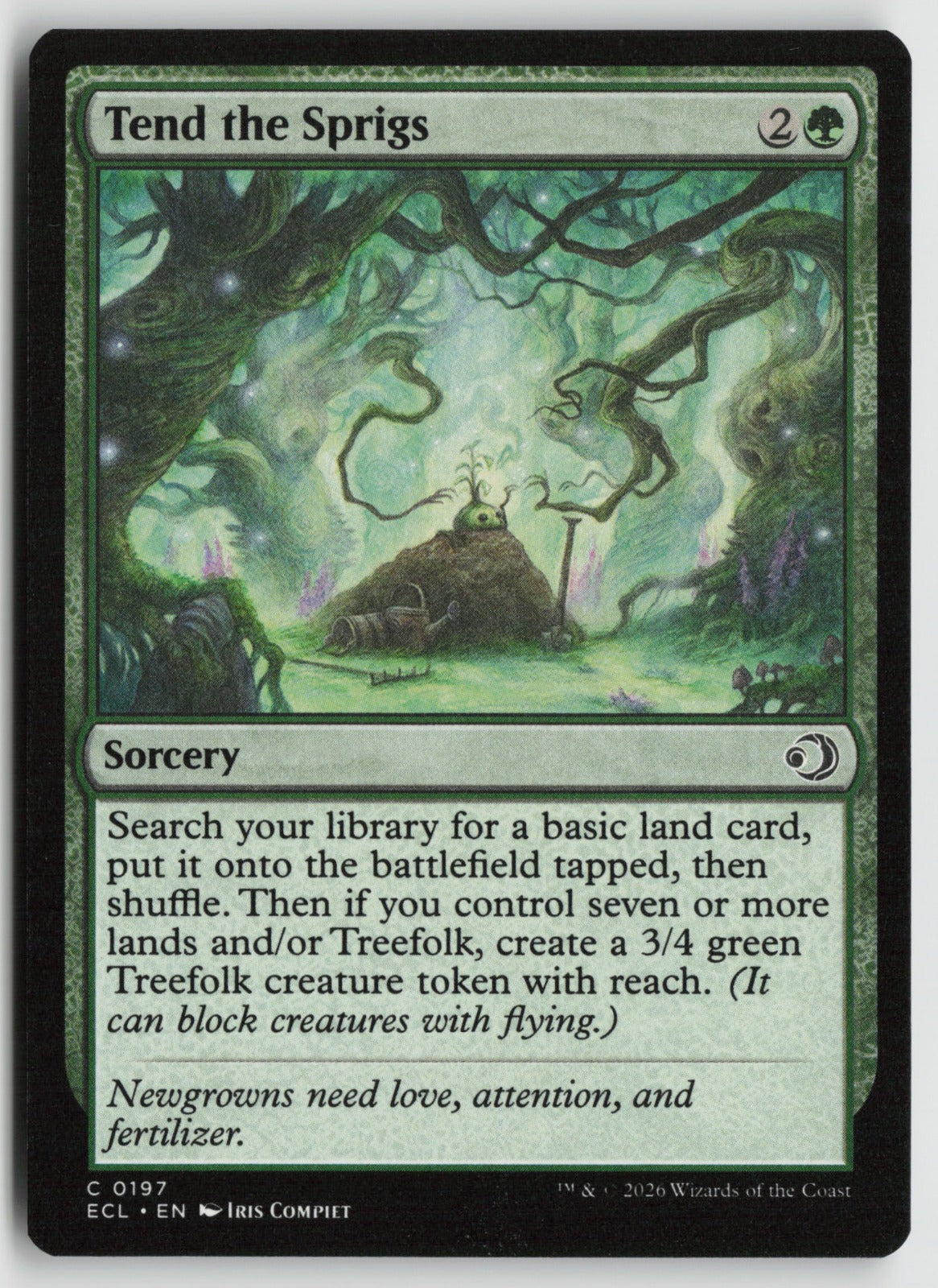 Tend the Sprigs C ECL 197 NM