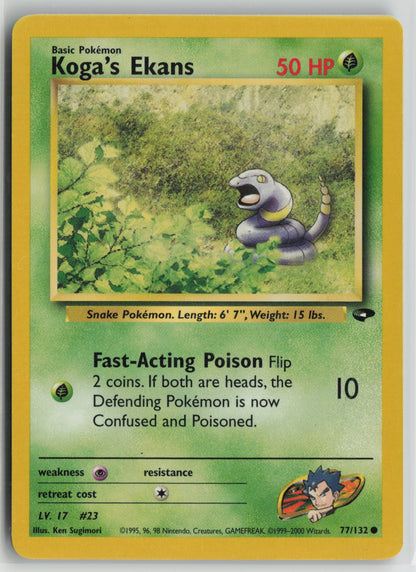 Koga's Ekans Common Unlimited G2 077/132 MP