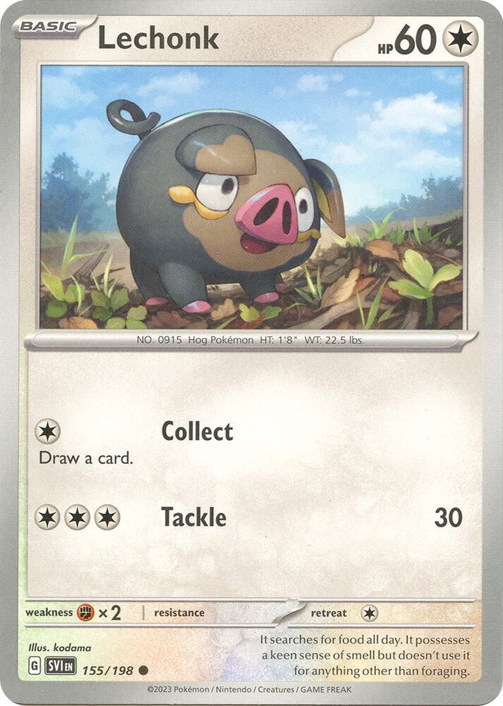 Lechonk Common Regular SVI 155/198 NM