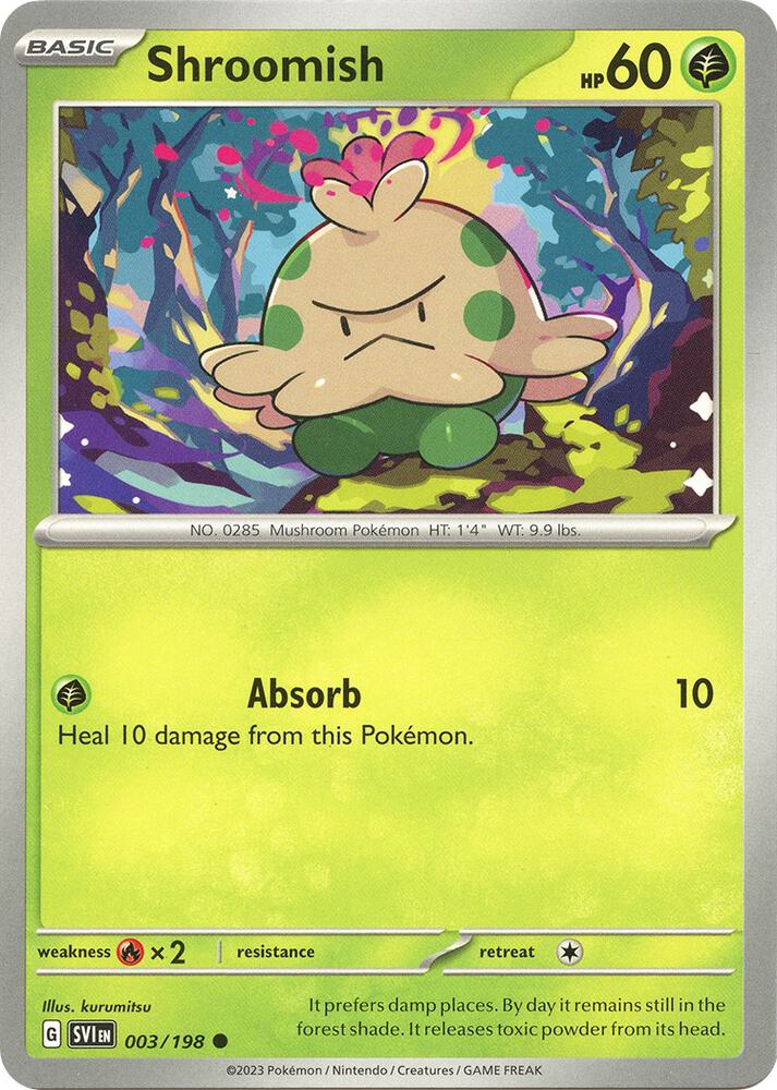 Shroomish Common Regular SVI 003/198 NM