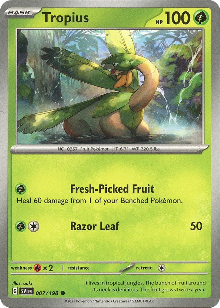 Tropius Common Regular SVI 007/198 NM