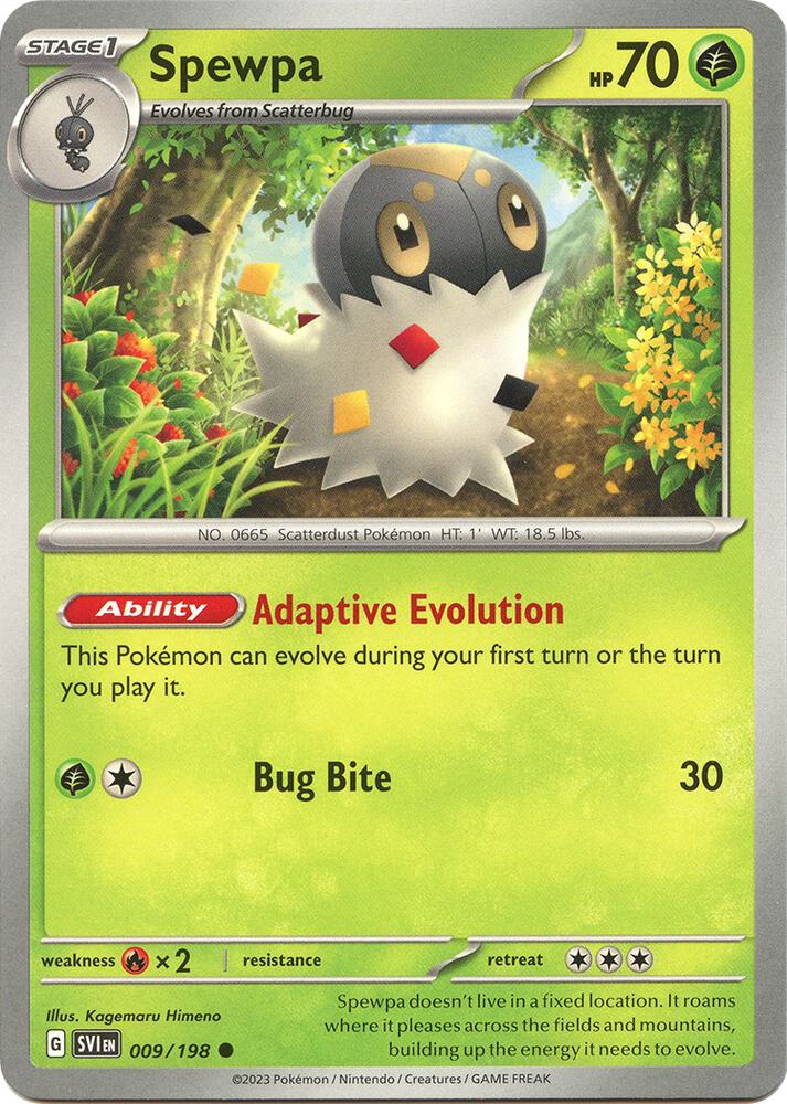 Spewpa Common Regular SVI 009/198 NM