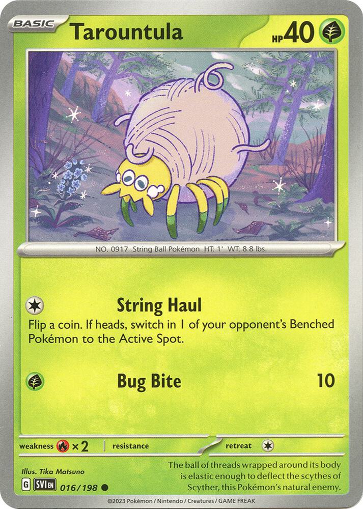 Tarountula Common Regular SVI 016/198 NM