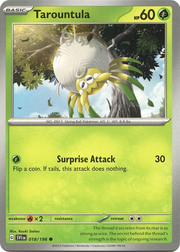 Tarountula Common Regular SVI 018/198 NM