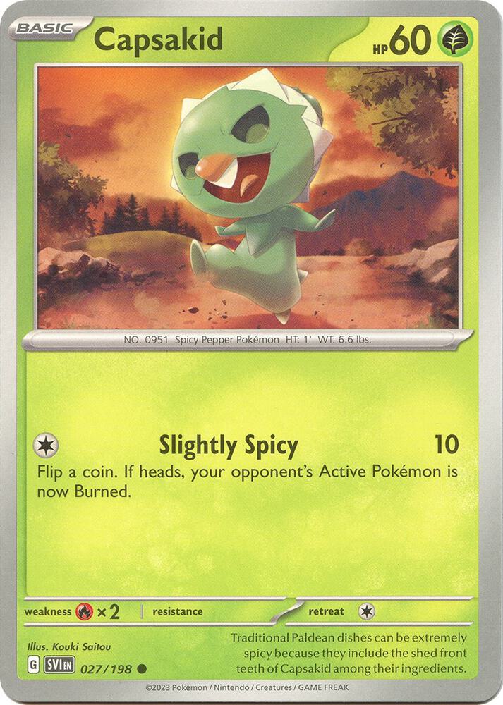 Capsakid Common Regular SVI 027/198 NM