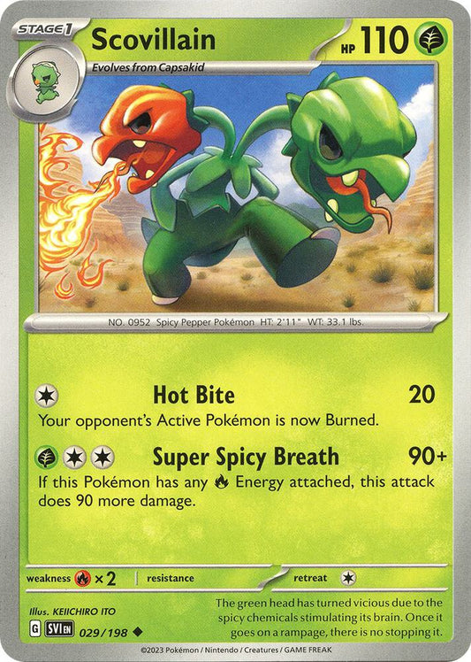 Scovillain Uncommon Regular SVI 029/198 NM