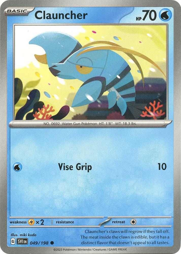 Clauncher Common Reverse Holo SVI 049/198 NM