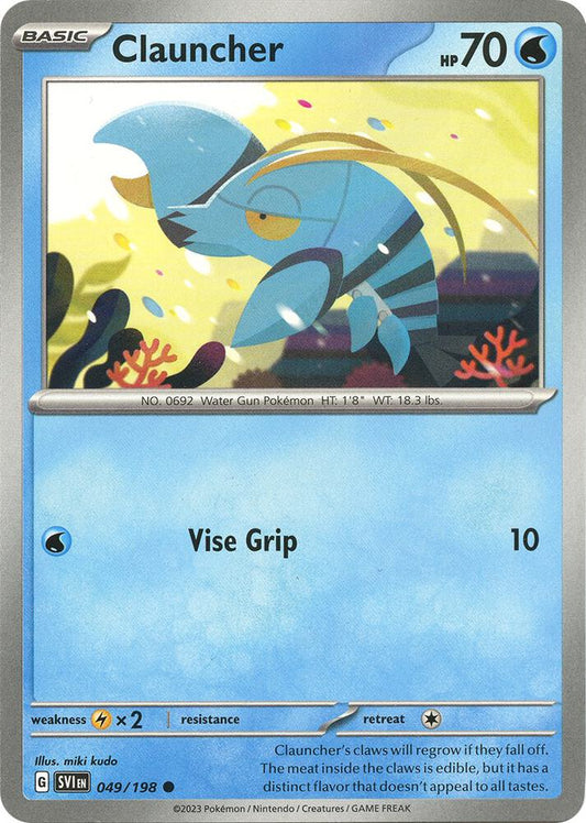 Clauncher Common Reverse Holo SVI 049/198 NM