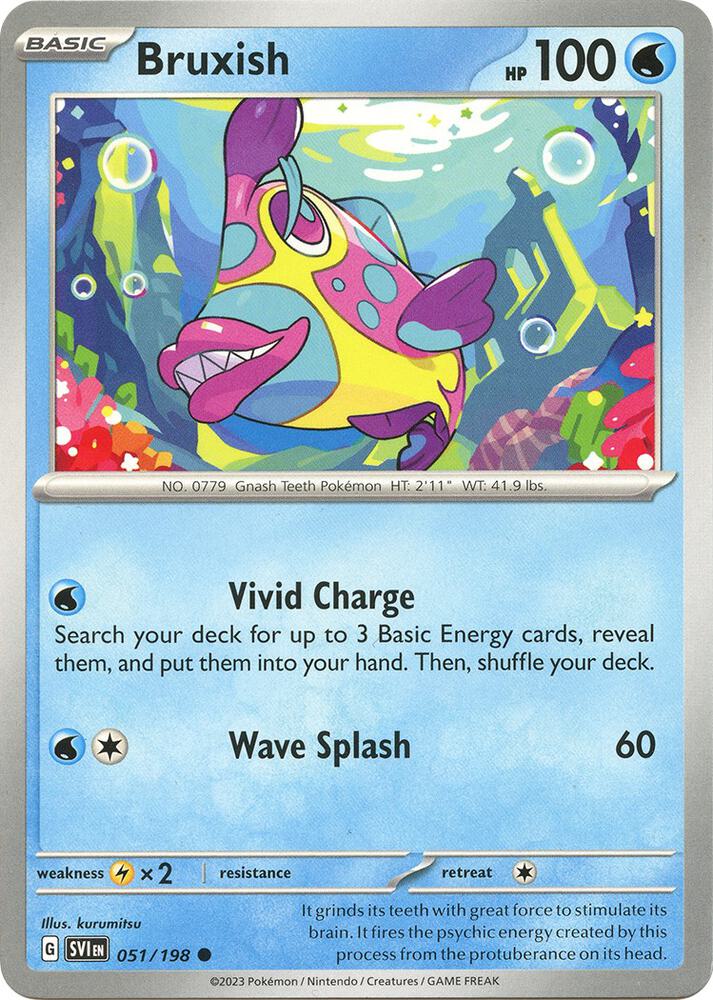 Bruxish Common Regular SVI 051/198 NM