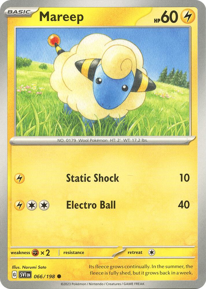 Mareep Common Regular SVI 066/198 NM