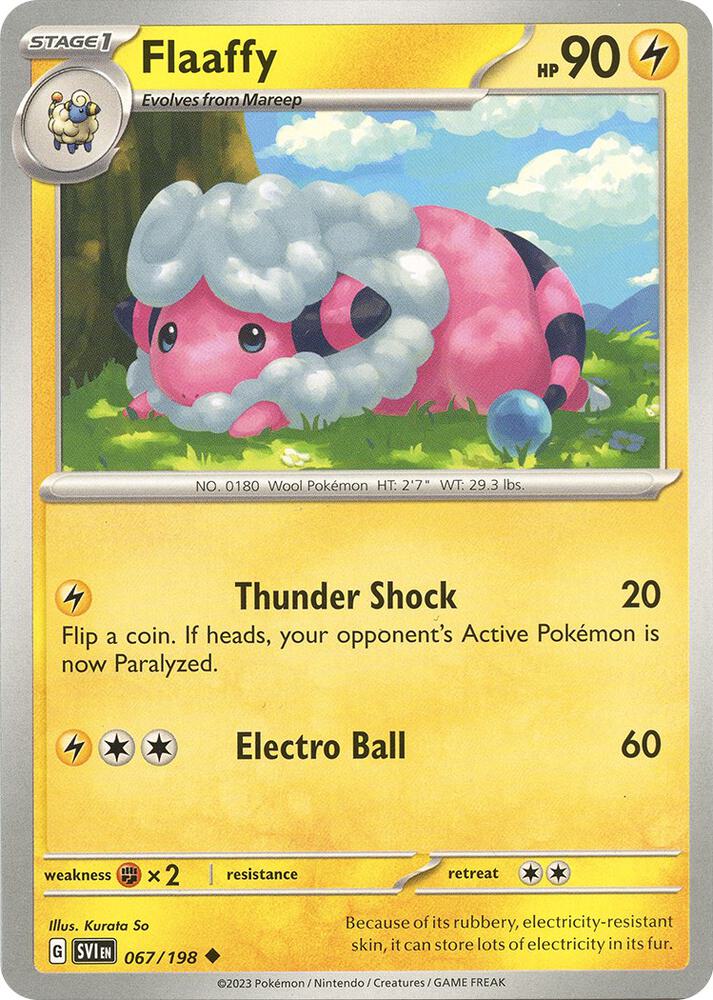 Flaaffy Uncommon Regular SVI 067/198 NM