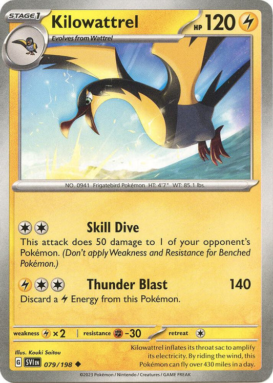 Kilowattrel Uncommon Regular SVI 079/198 NM
