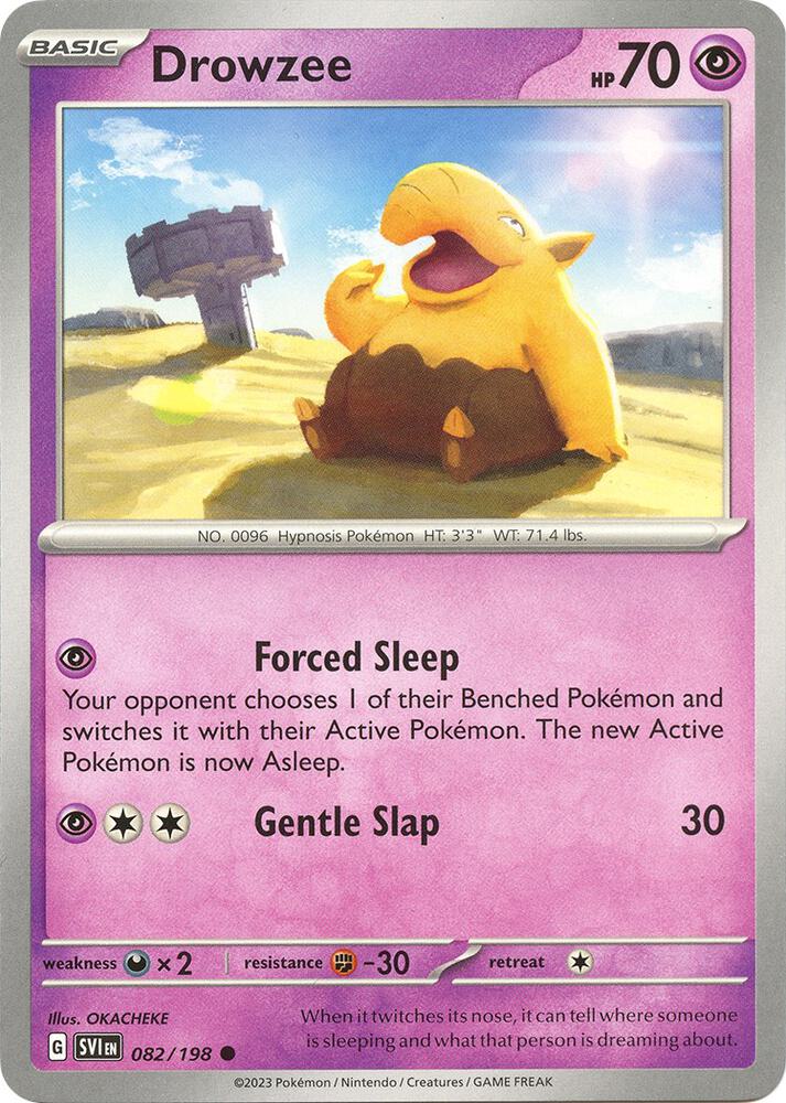 Drowzee Common Regular SVI 082/198 NM