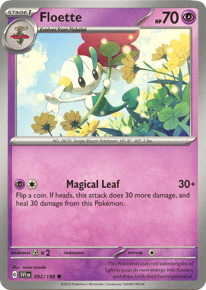 Floette Common Regular SVI 092/198 NM