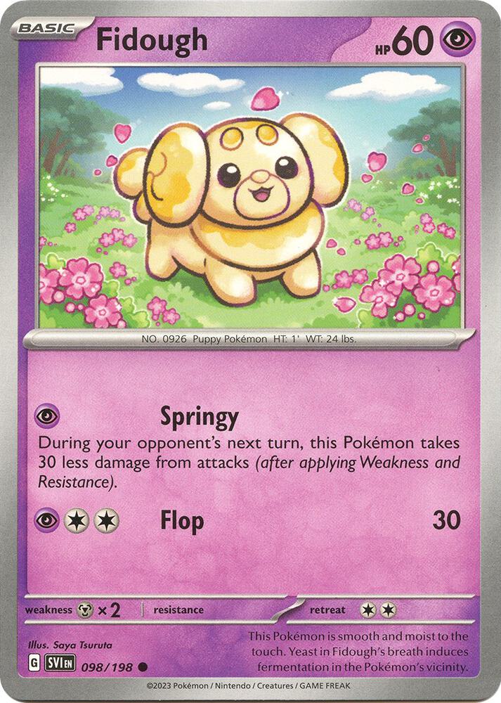 Fidough Common Regular SVI 098/198 NM