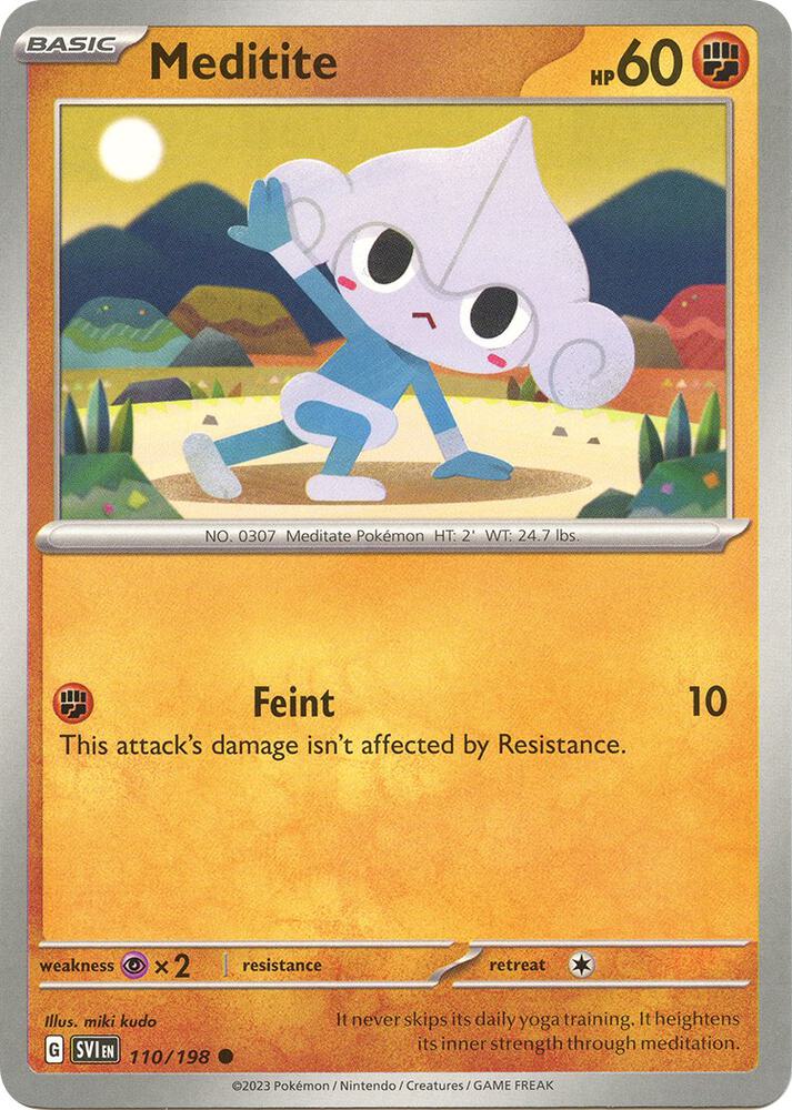 Meditite Common Reverse Holo SVI 110/198 NM