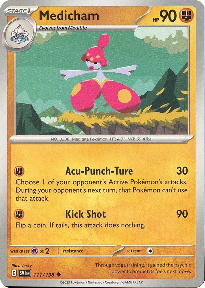 Medicham Uncommon Regular SVI 111/198 NM