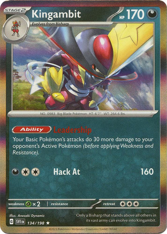 Kingambit Rare Holo SVI 134/198 NM