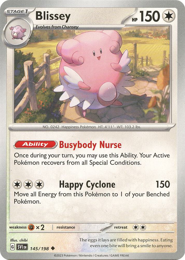 Blissey Uncommon Regular SVI 145/198 NM