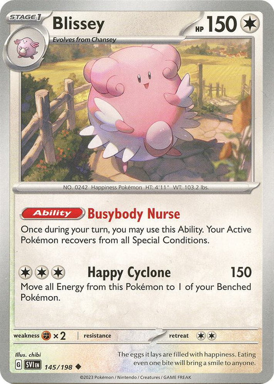 Blissey Uncommon Regular SVI 145/198 NM