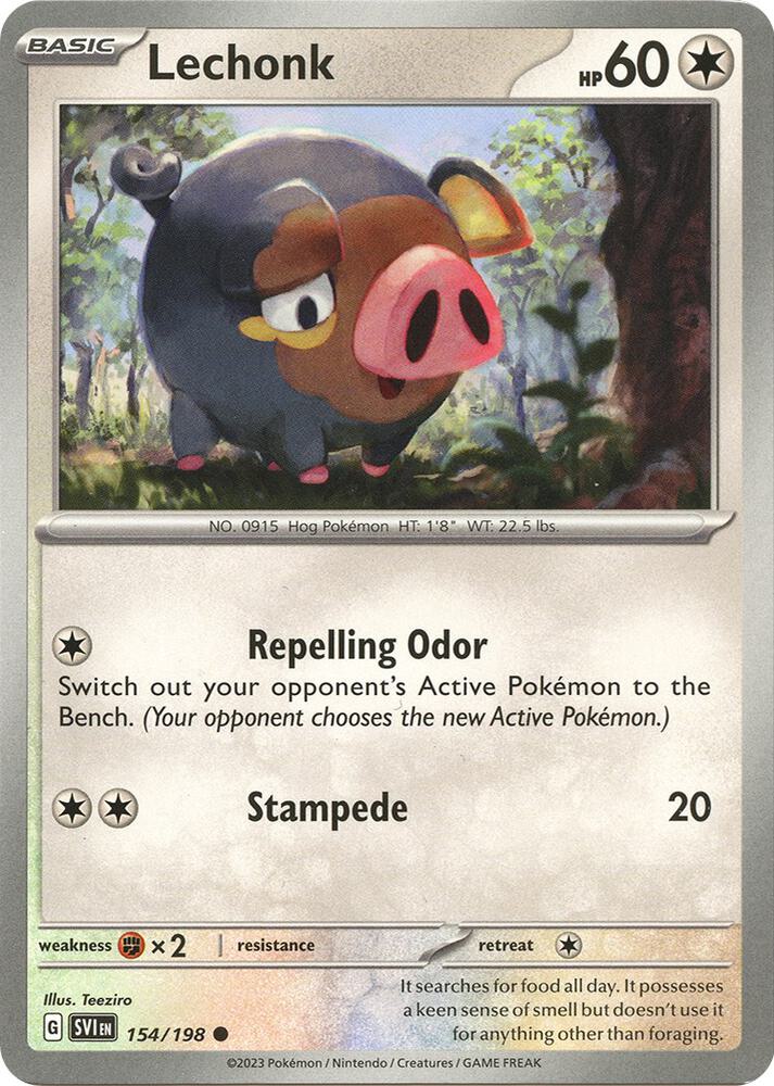 Lechonk Common Regular SVI 154/198 NM