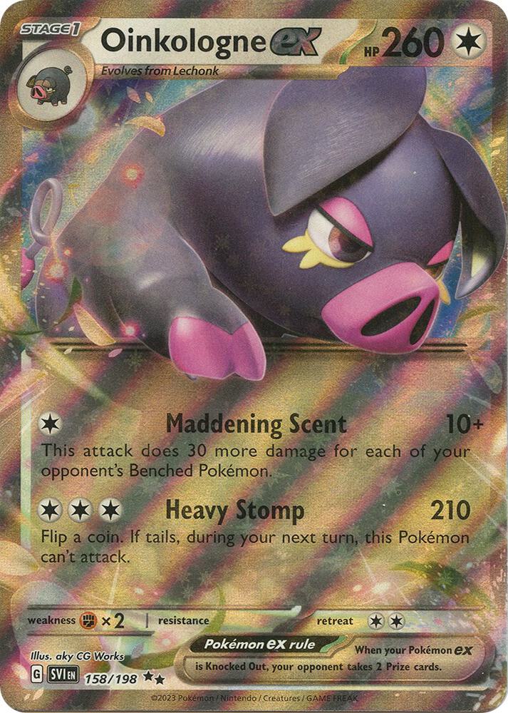 Oinkologne ex Double Rare Holo SVI 158/198 NM