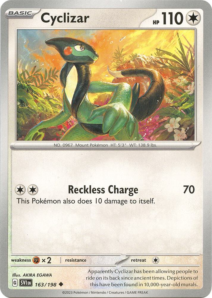 Cyclizar Uncommon Regular SVI 163/198 NM