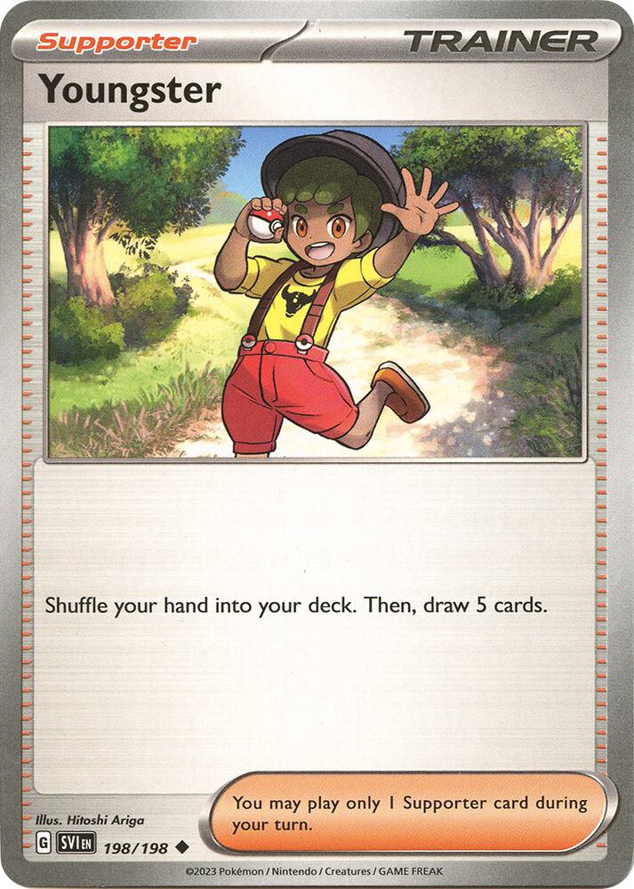 Youngster Uncommon Regular SVI 198/198 NM