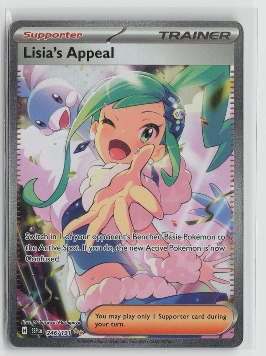 Lisia's Appeal Special Illustration Rare Holo SSP 246/191 NM
