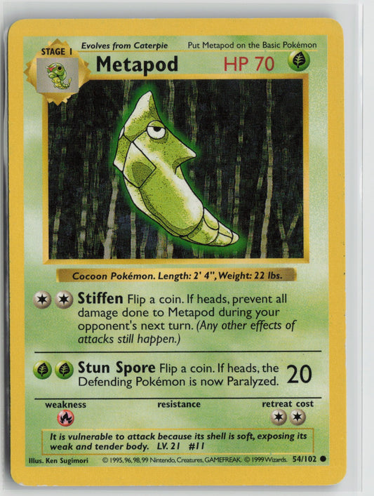 Metapod Common Unlimited BSS 054/102 MP