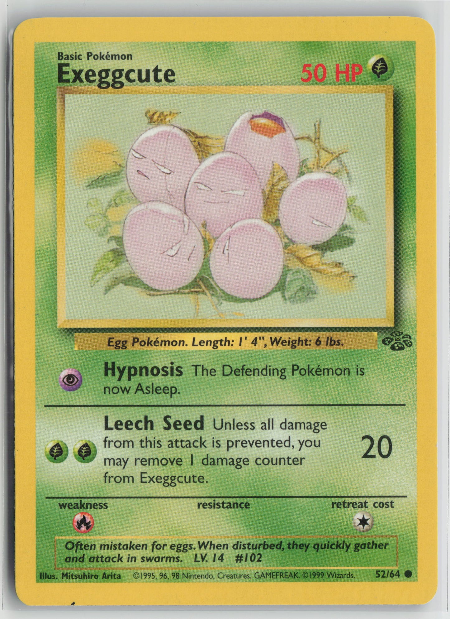 Exeggcute Common Unlimited JU 52/64 LP