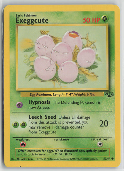 Exeggcute Common Unlimited JU 52/64 LP