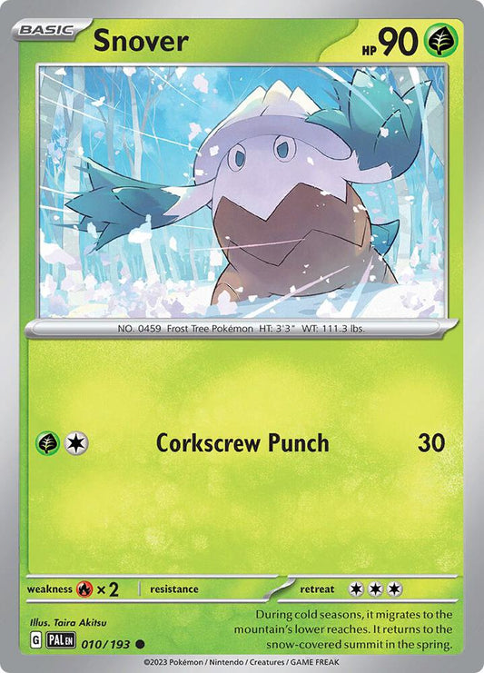 Snover Common Regular PAL 010/193 NM