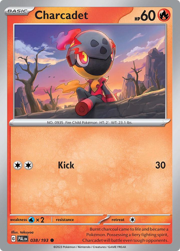 Charcadet Common Regular PAL 038/193 NM