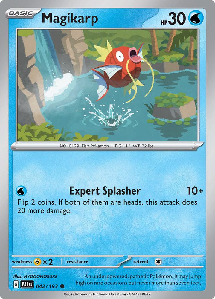 Magikarp Common Regular PAL 042/193 NM