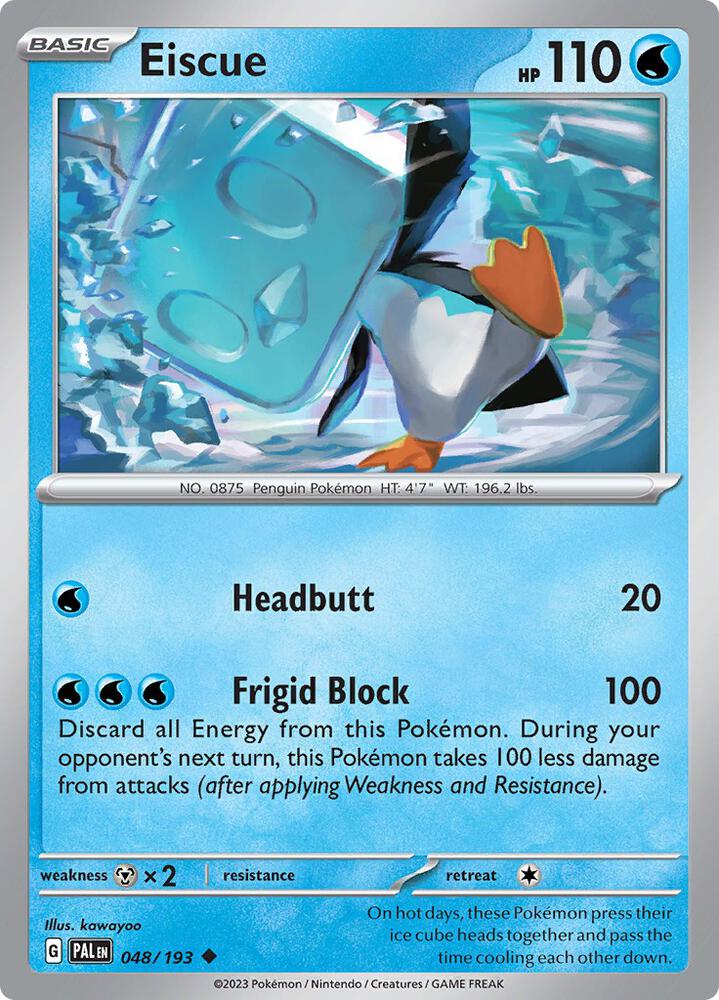 Eiscue Uncommon Regular PAL 048/193 NM