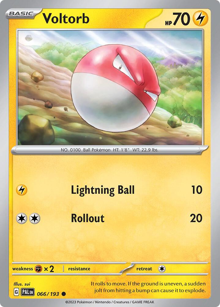 Voltorb Common Regular PAL 066/193 NM